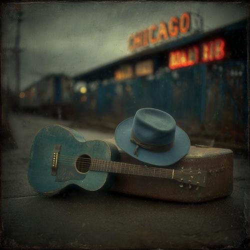 Rainy Midnight Chicago – Cozy Slow Blues, Vol. 024 封面